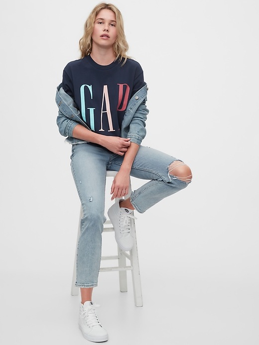 Image number 3 showing, Gap Logo Boxy Cropped T-Shirt