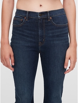 gap high waisted flare jeans