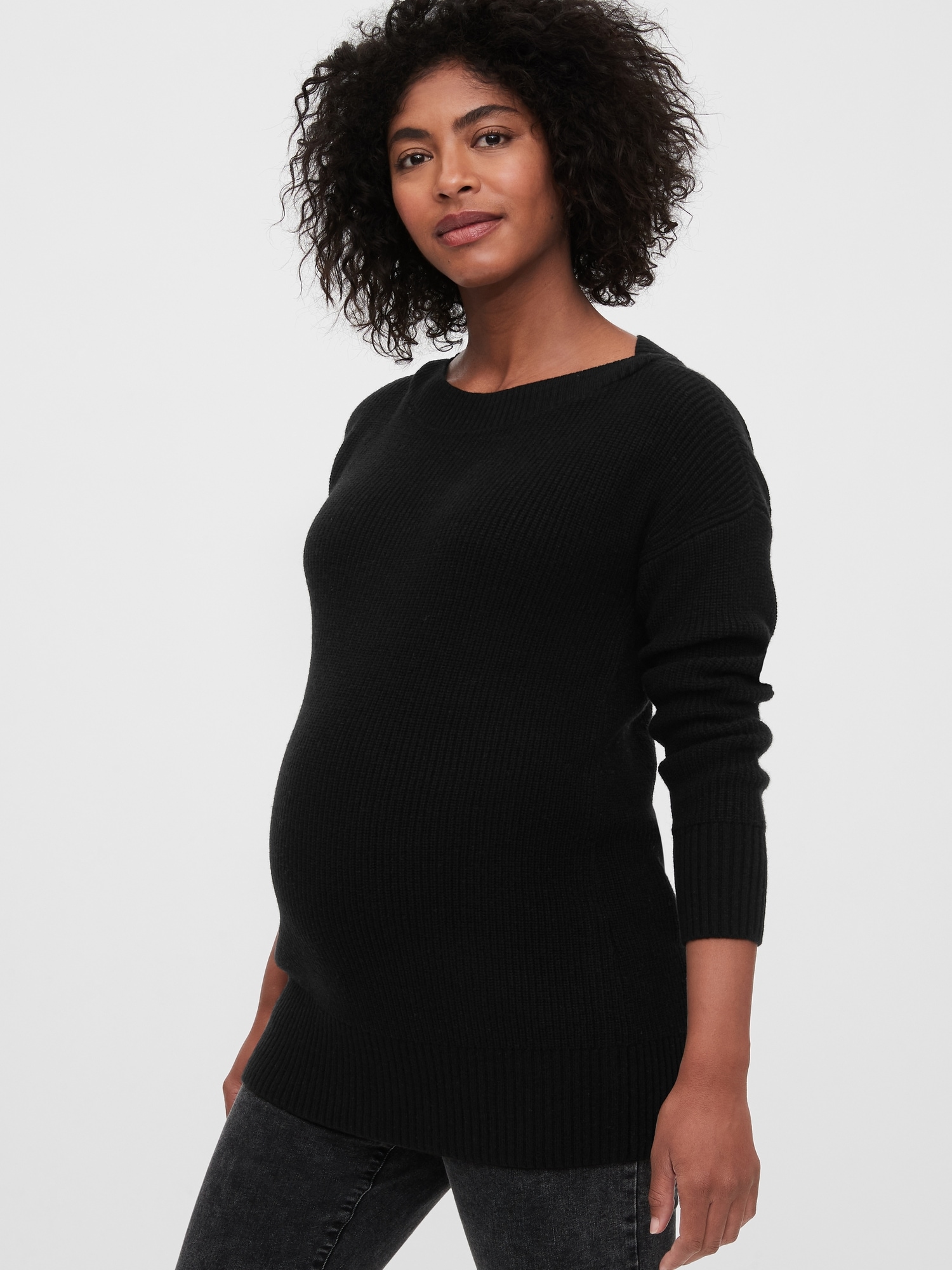 Maternity Boatneck Sweater | Gap