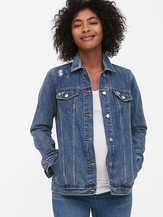 Denim Regular Size S Gap Coats, Jackets & Vests for Women for sale | eBay