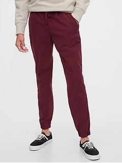 gap twill joggers