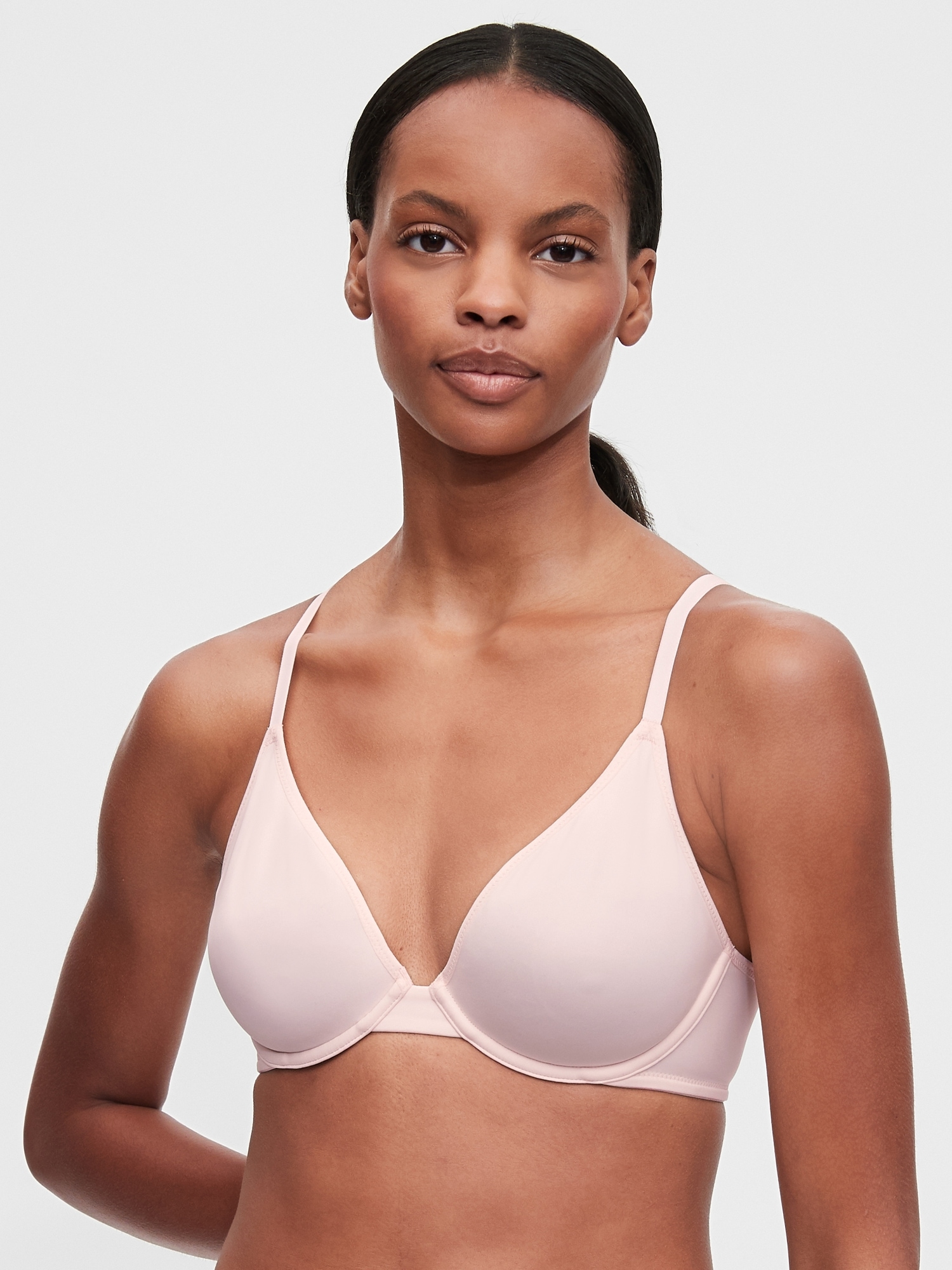 Cotton Non Padded Non Wired Multiway Beginners T Shirt Bra – bare