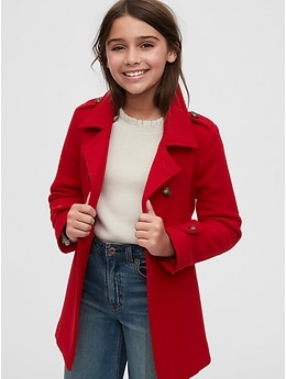 Gap clearance girls peacoat