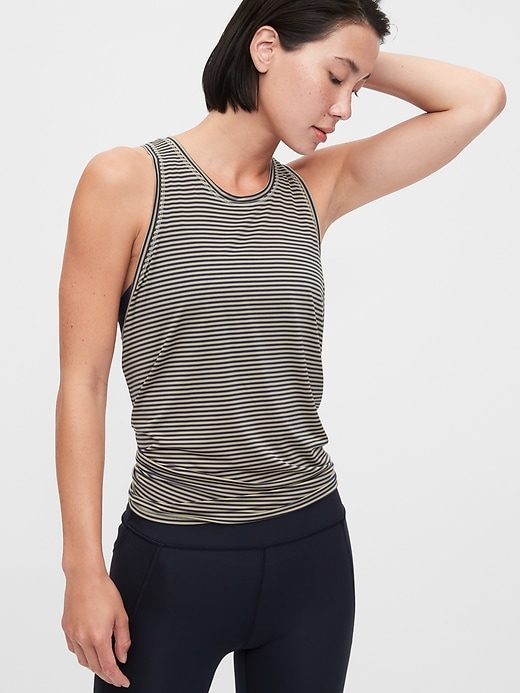 GapFit Breathe Tie Back Tank Top Gap