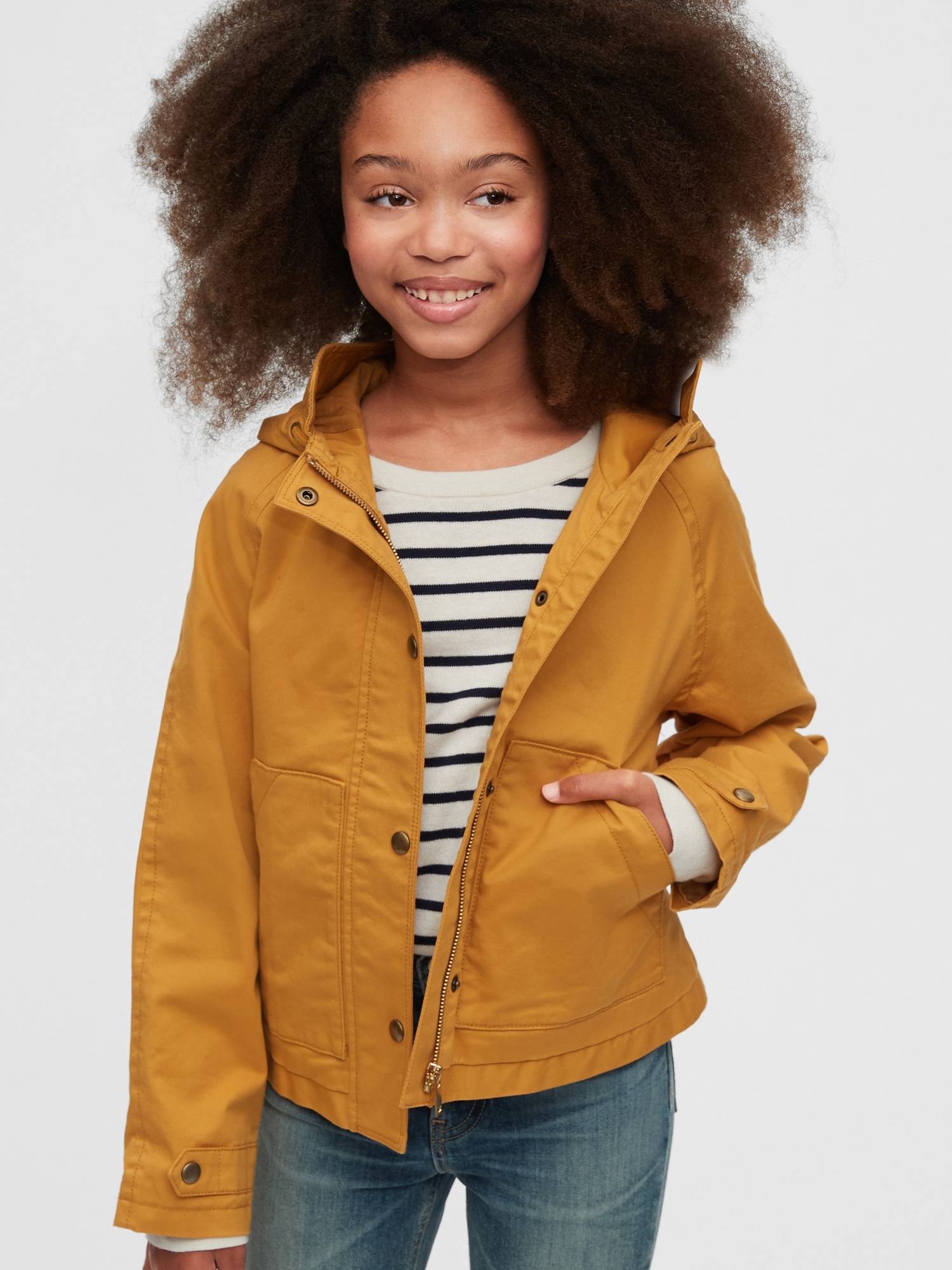 Crop top sale jacket for kids