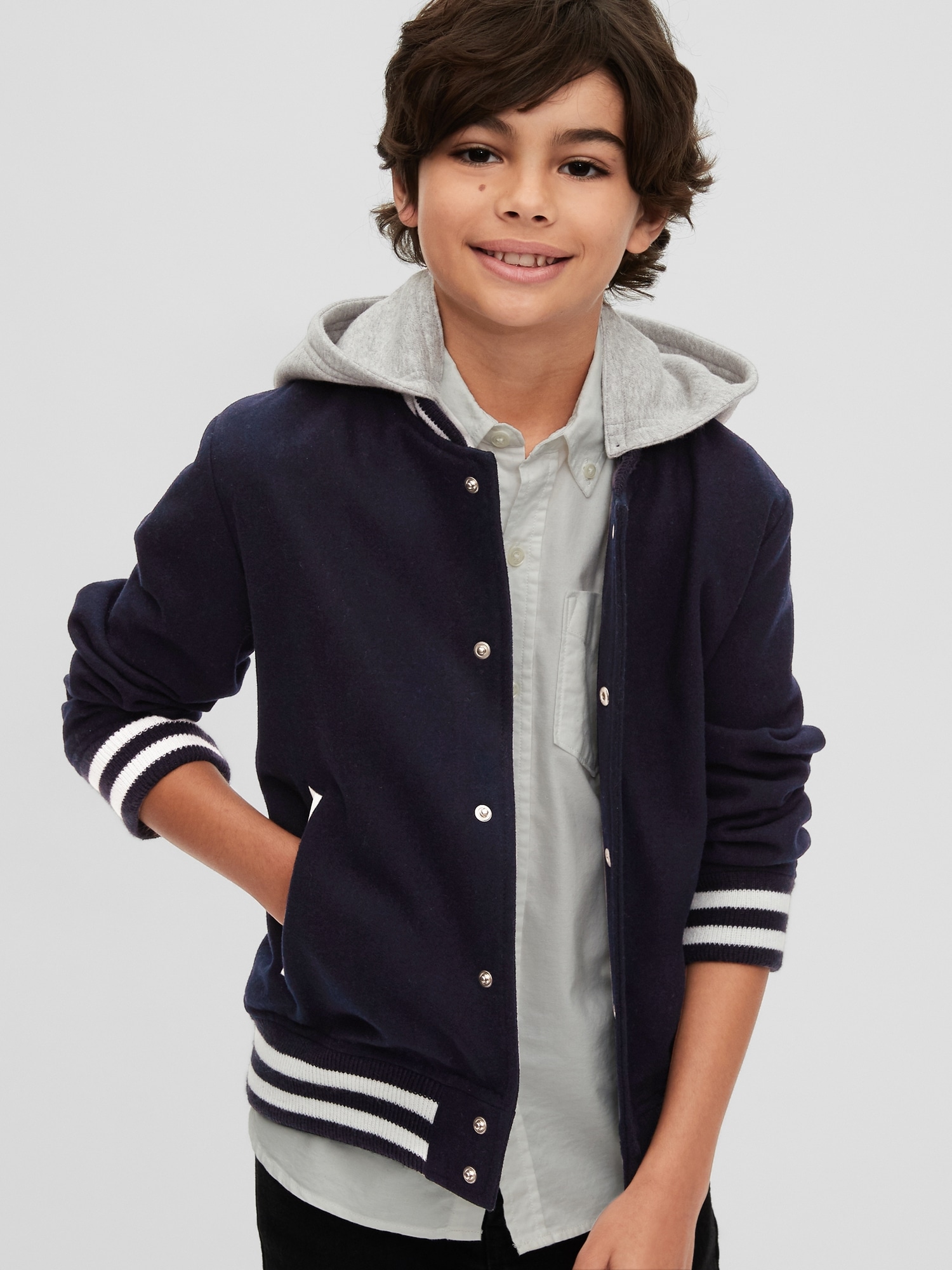 Gap hooded 2025 bomber jacket