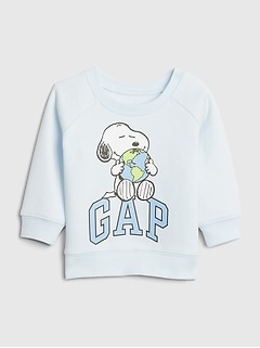 Babygap 124 Peanuts Crewneck Sweatshirt Gap