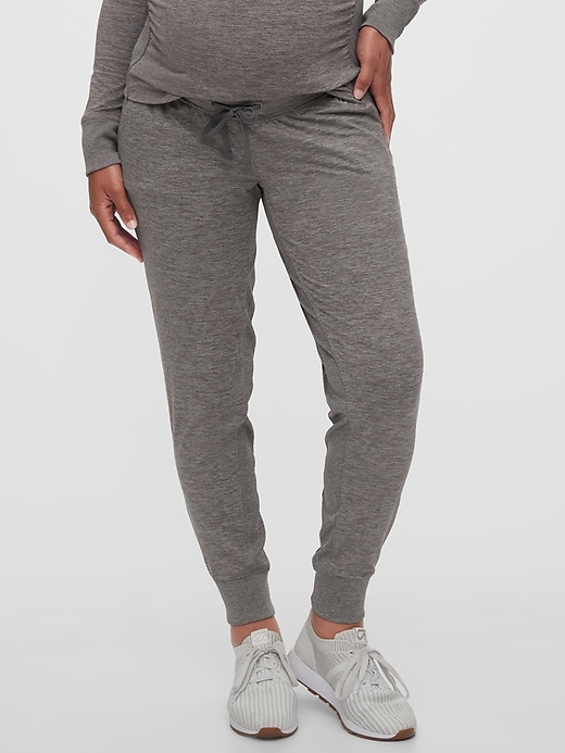 Maternity Brushed Jersey Under-Belly Joggers