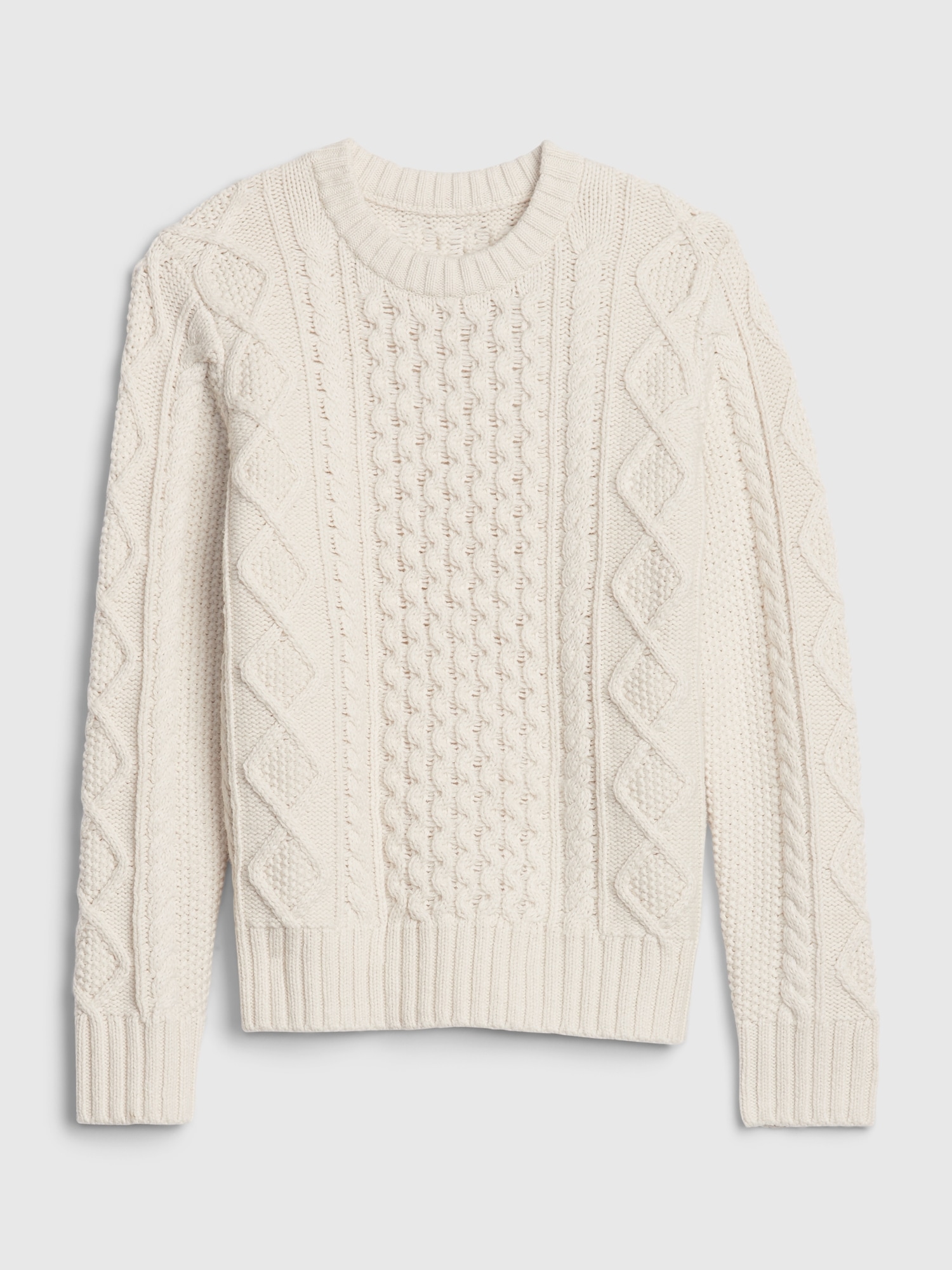 cable knit sweater