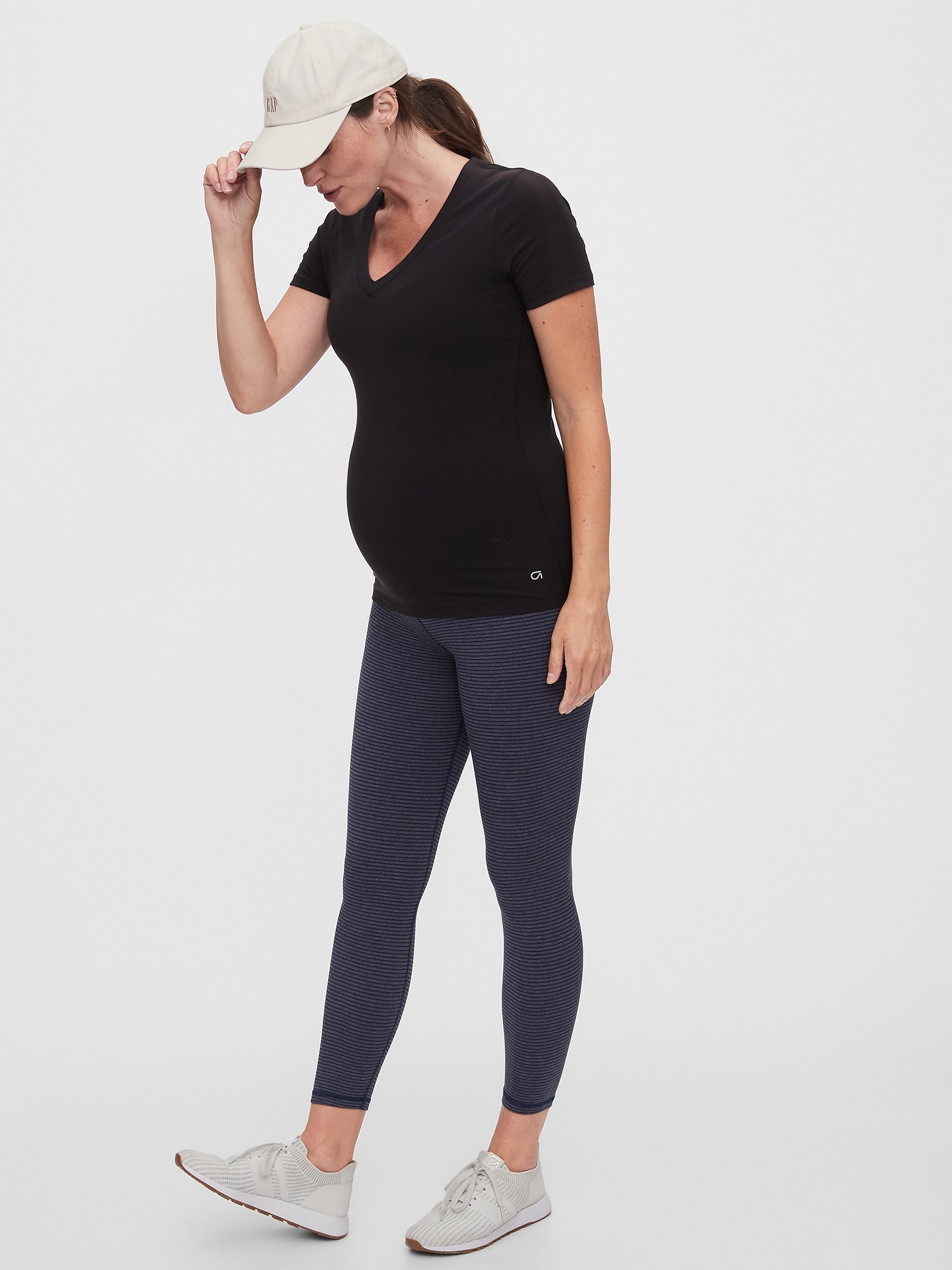 Gap Maternity GapFit Full Panel 7/8 Leggings Eclipse