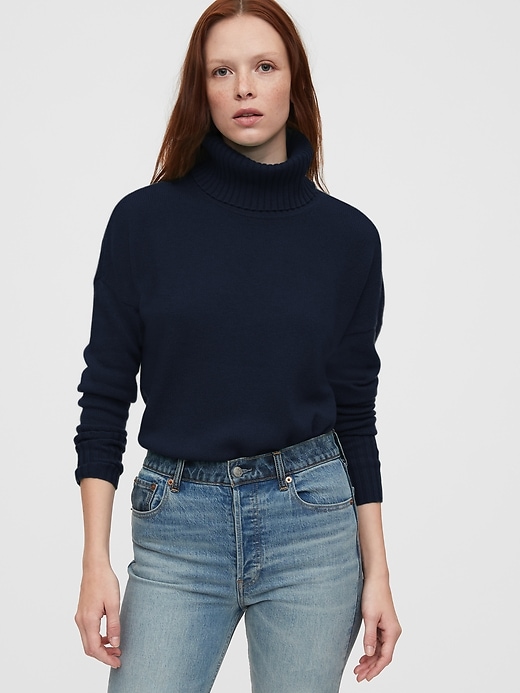 View large product image 1 of 1. Cashmere Turtleneck Sweater