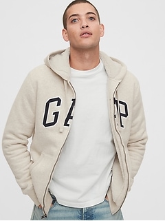 gap sherpa hoodie