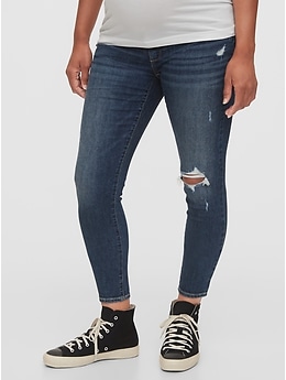 gap ripped skinny jeans