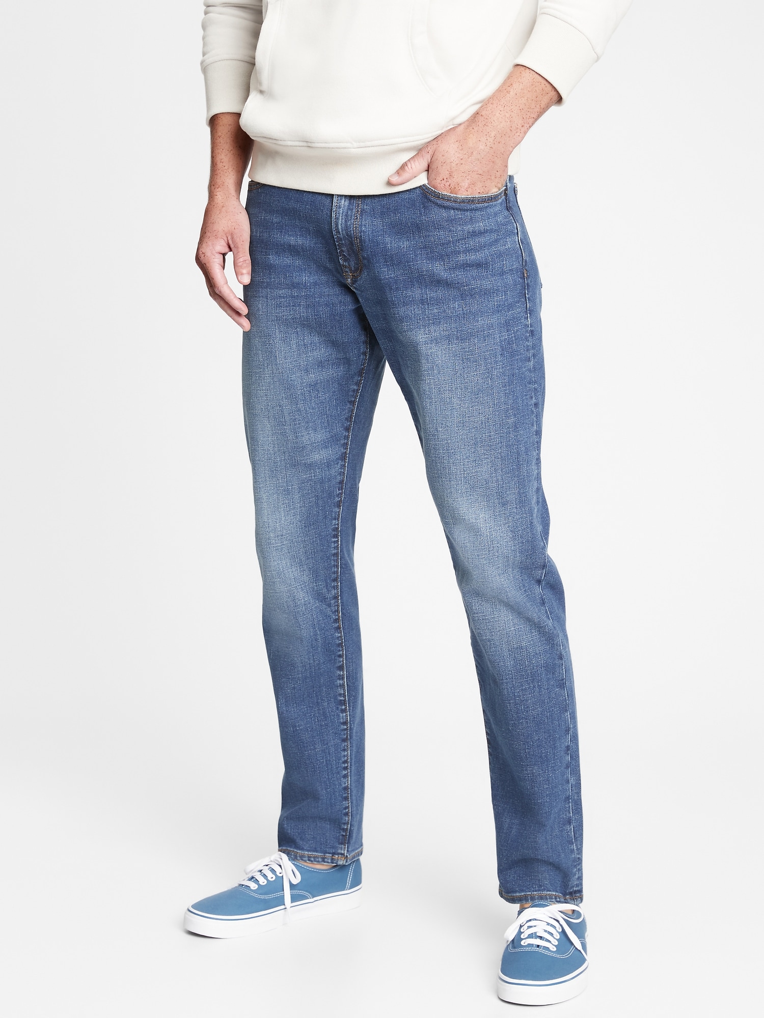 gap jeans athletic fit with gapflex