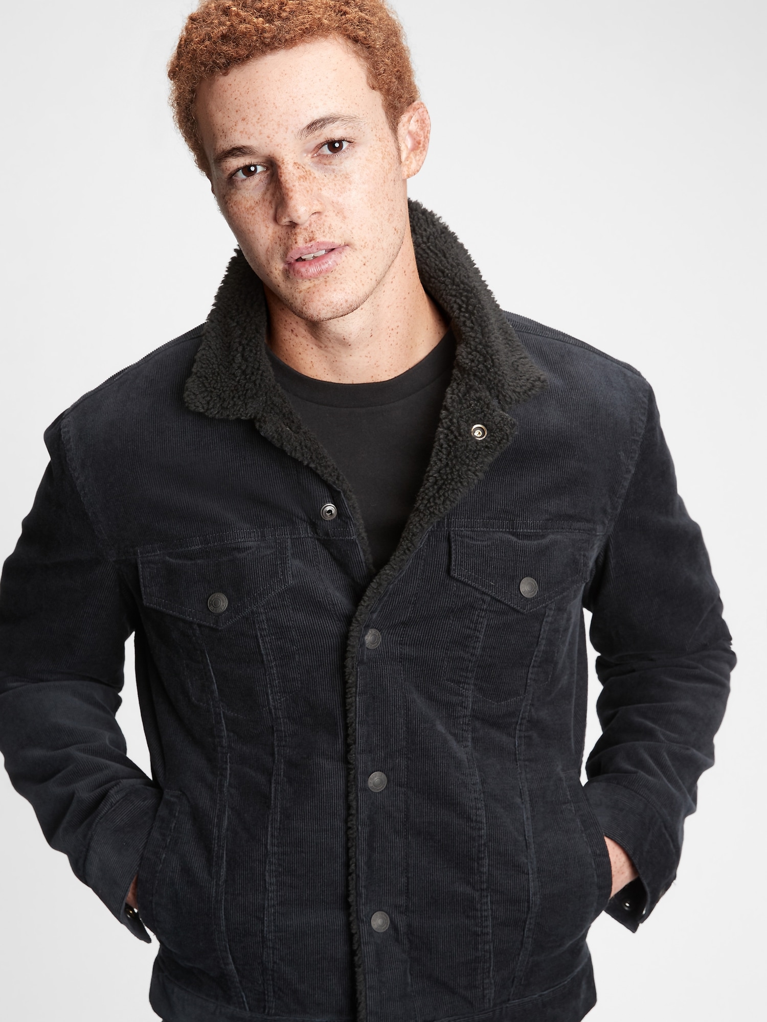 gap corduroy sherpa jacket