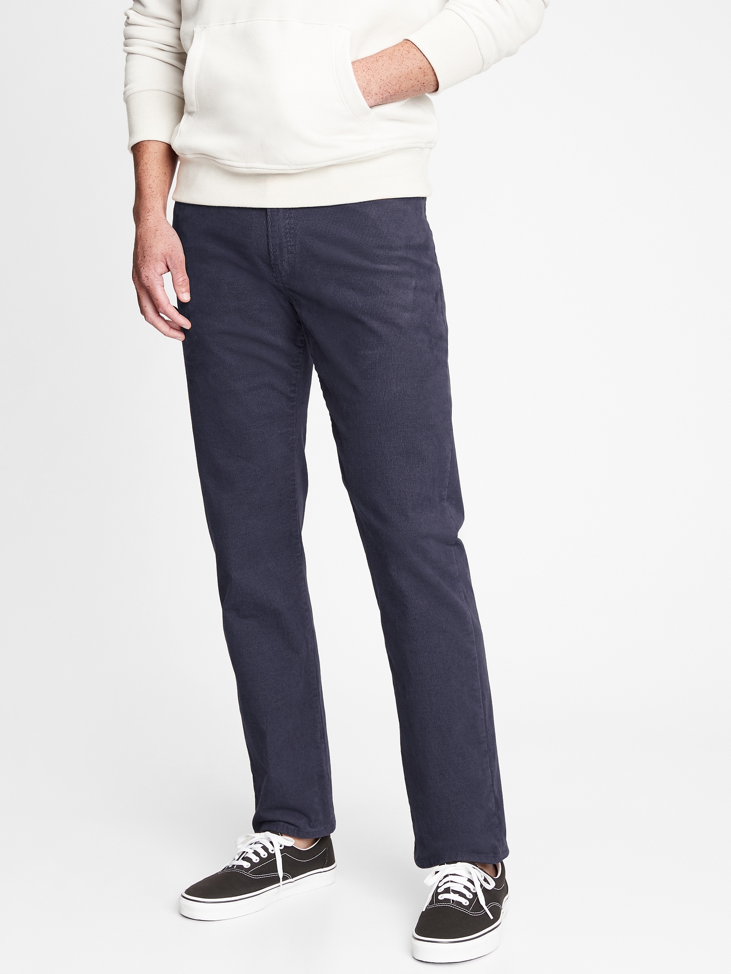 Corduroy Straight Jeans with GapFlex