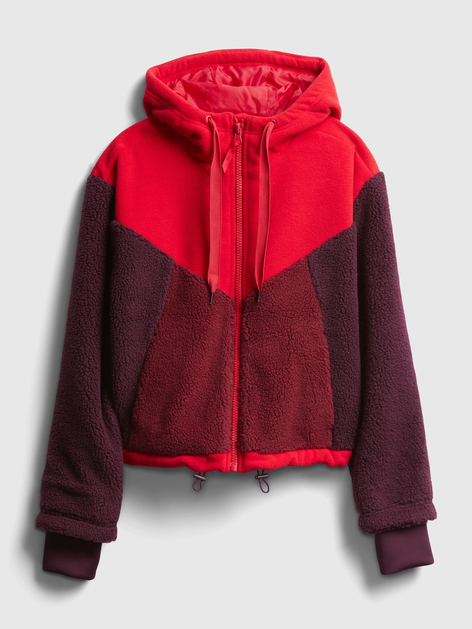Red Sherpa Jacket 