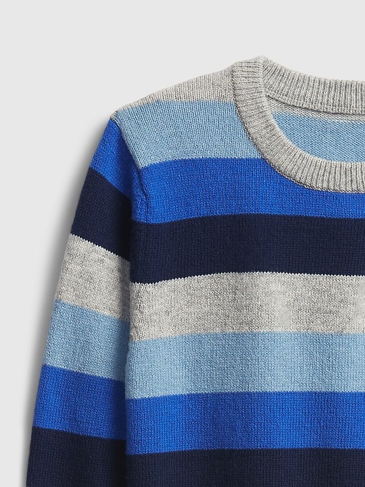Image number 4 showing, Kids Cool Stripe Crewneck Sweater