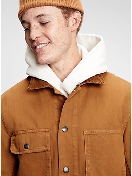 Workforce Collection Twill Utility Jacket | Gap