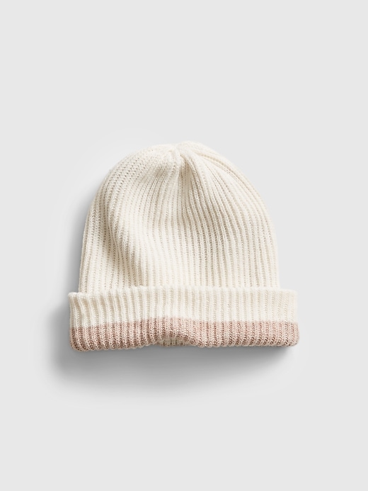 Image number 3 showing, Reversible Pom Beanie