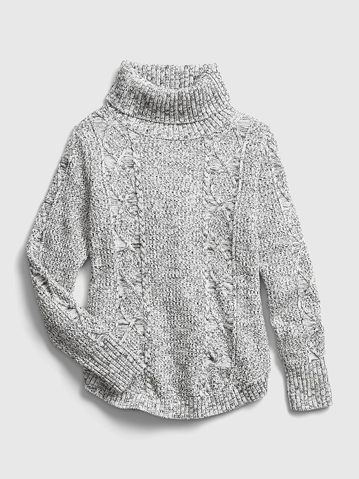 Image number 6 showing, Cable Knit Turtleneck Sweater