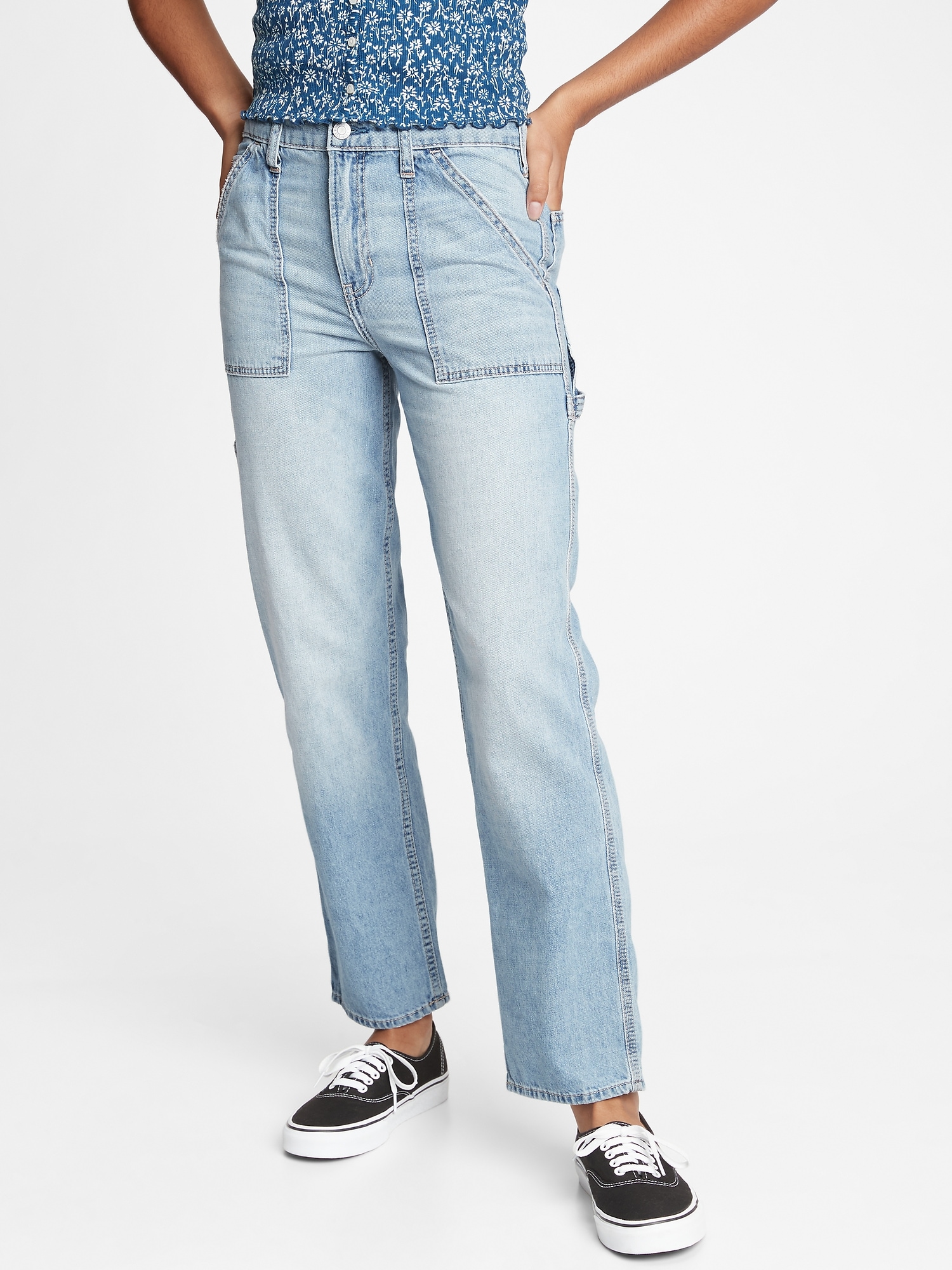 high waisted jeans gap