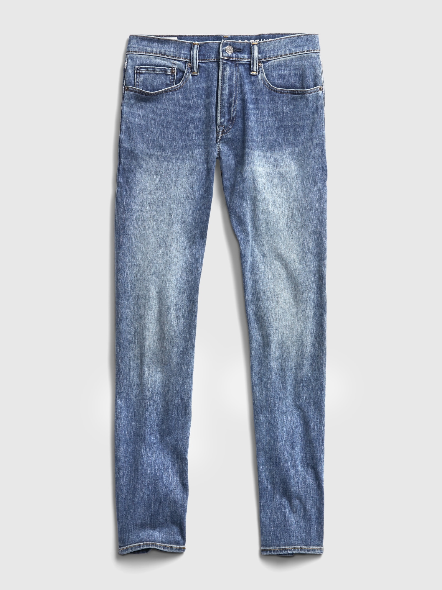 GAP Men's Soft Wear Stretch Slim Fit Denim Jeans, Midnight Wash, 30W x 32L  : : Fashion