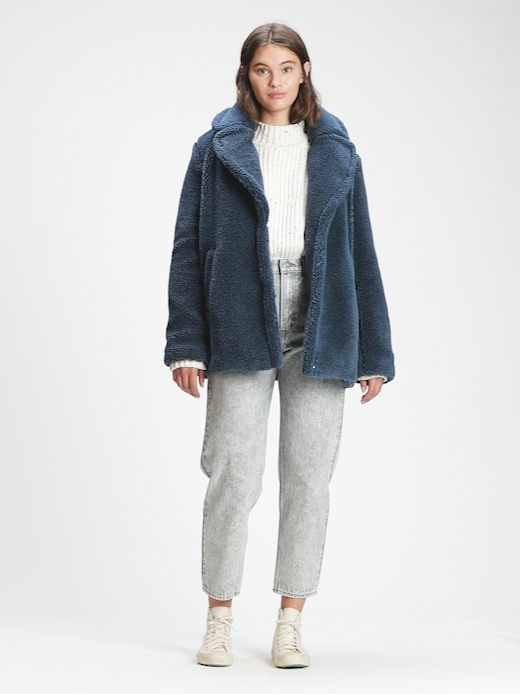 Gap hot sale teddy coat