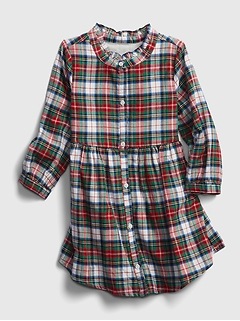 baby gap plaid dress