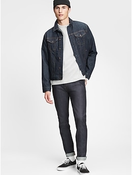 Selvedge Skinny Jeans With Gapflex