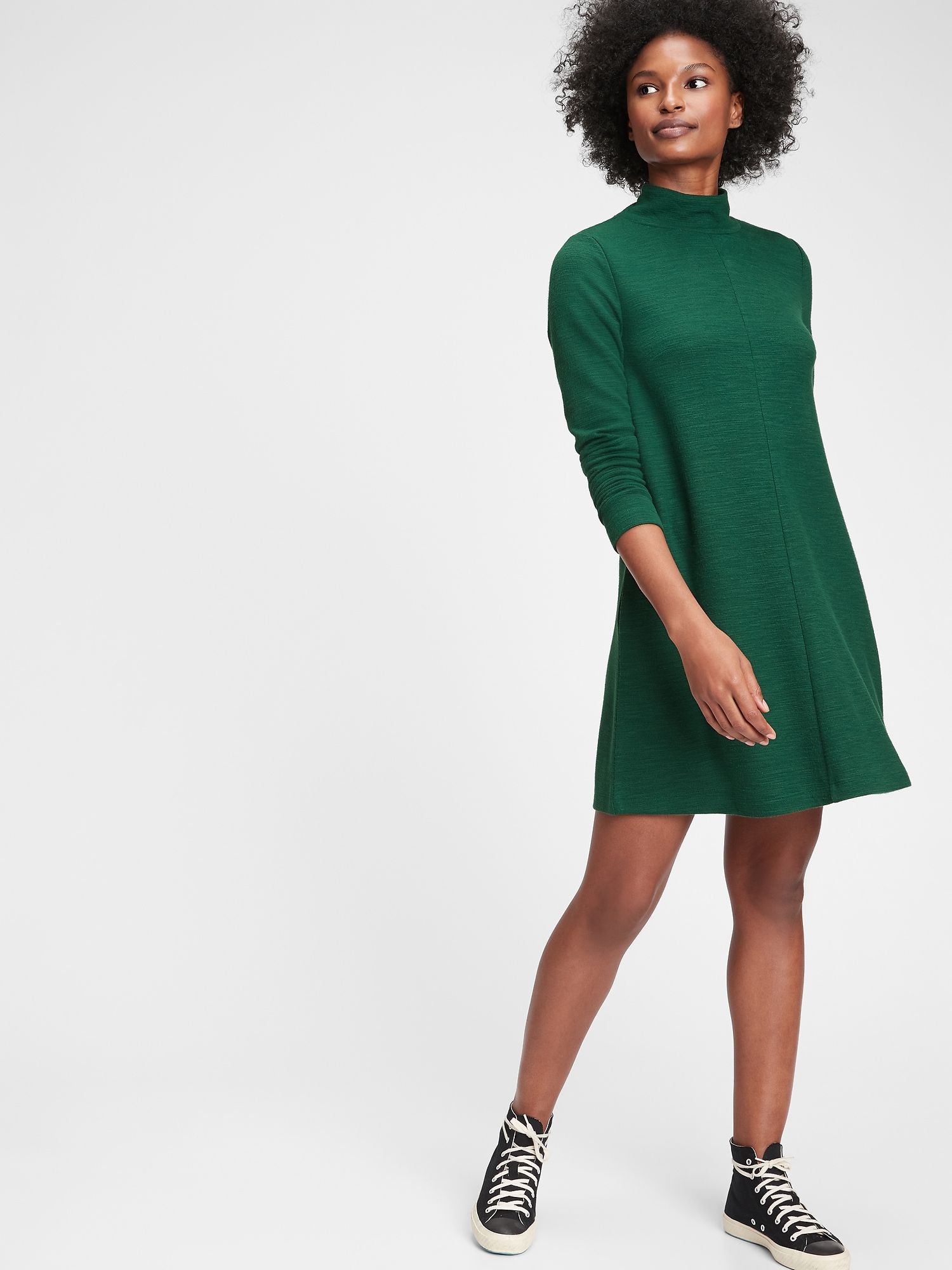 Gap mock 2025 neck dress