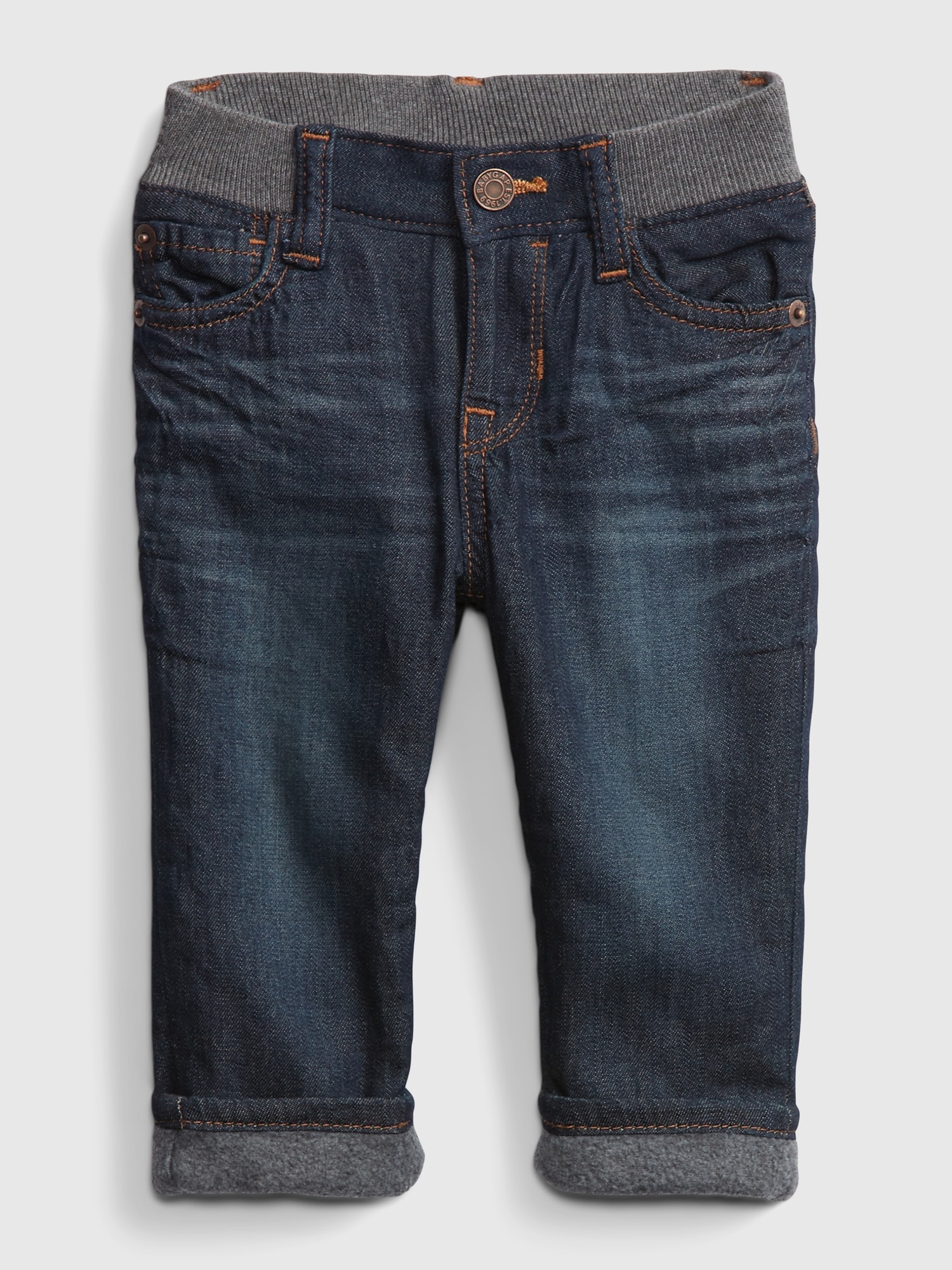 back pocket embroidered jeans