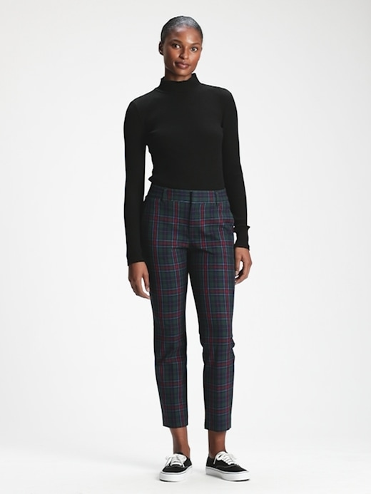 Gap red plaid deals pants