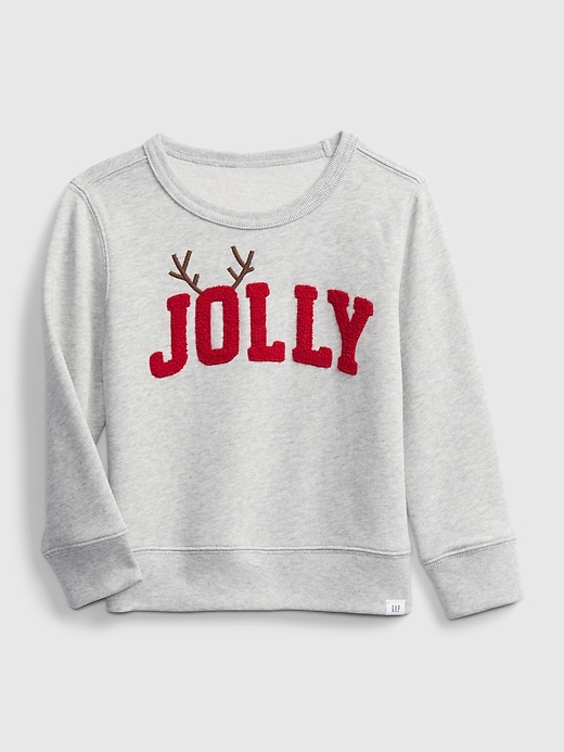 View large product image 1 of 1. Toddler Crewneck Graphic Sweater