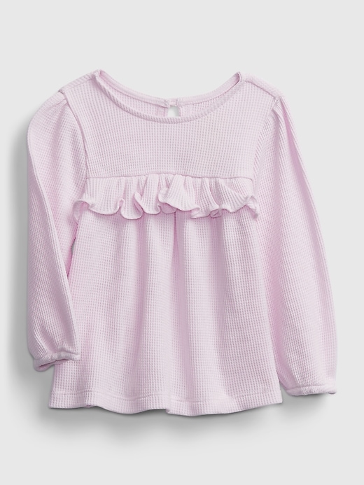 Image number 1 showing, Baby Organic Cotton Thermal Shirt