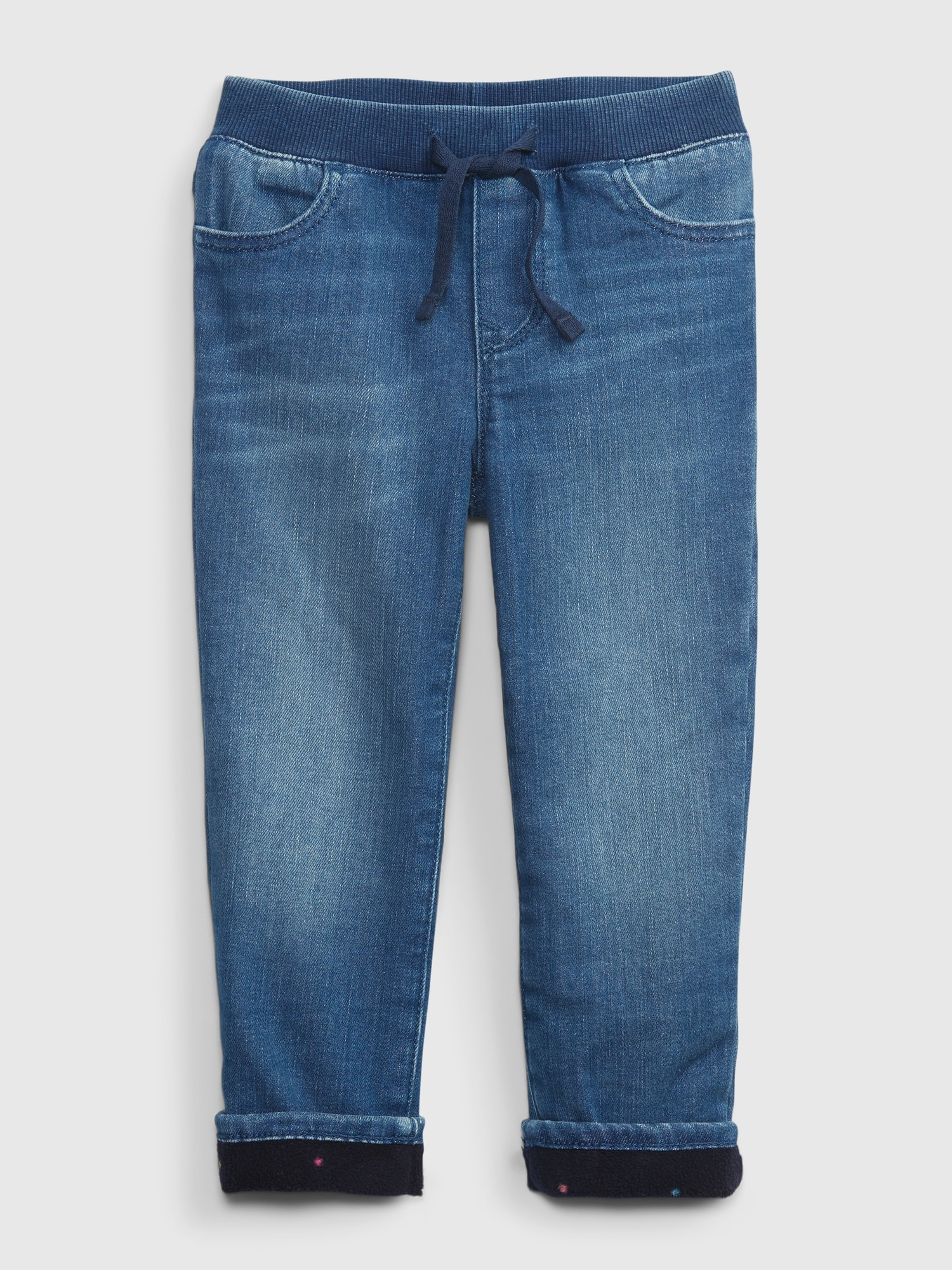 Toddler Recycled Lined Pull-On Skinny Jeans with Stretch | Gap