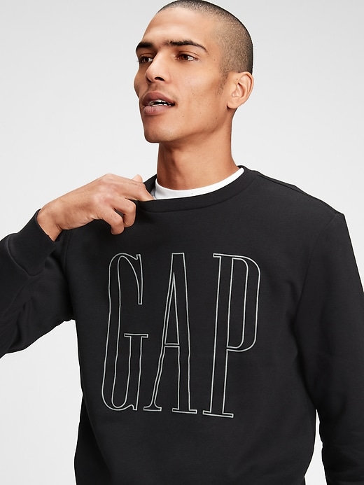 View large product image 1 of 1. Gap Logo Crewneck Sweatshirt