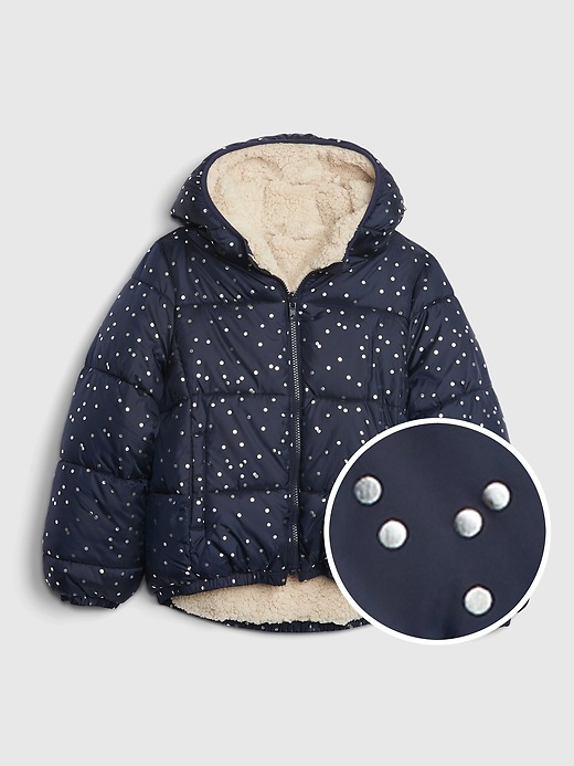 View large product image 1 of 1. Kids ColdControl Max Reversible Puffer