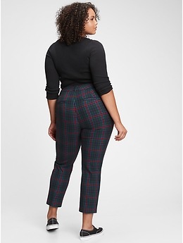 Gap Slim ankle high rise pants womens size 16 Tall Nwt plaid Belt Loops  Casual Multiple - $49 New With Tags - From Blooming