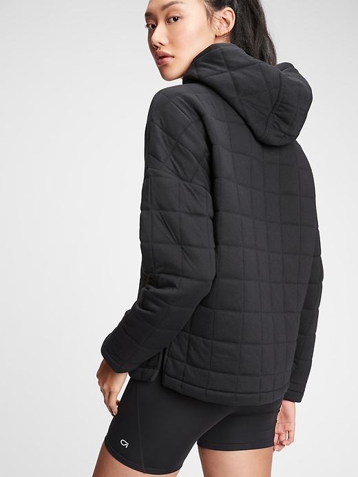 GapFit Quilted Jacquard Hoodie