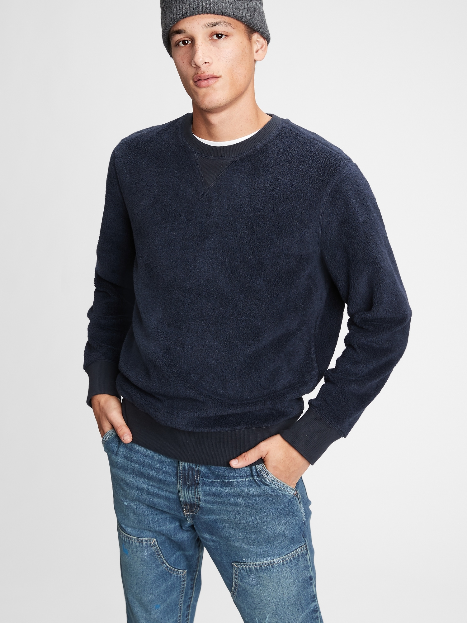 Teddy Crewneck Sweater Gap