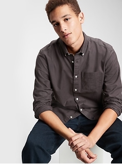 gap mens casual shirts