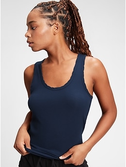 gap ribbed tank top