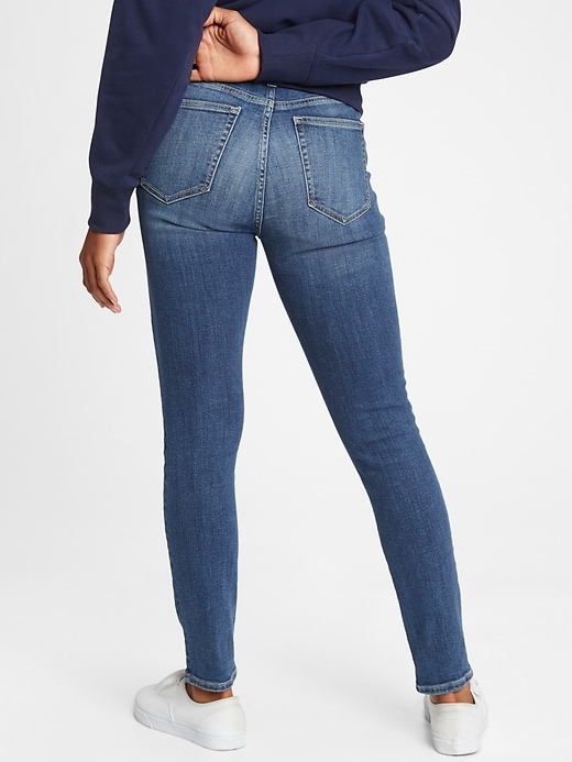 High Rise True Skinny Jeans with Secret Smoothing Pockets | Gap