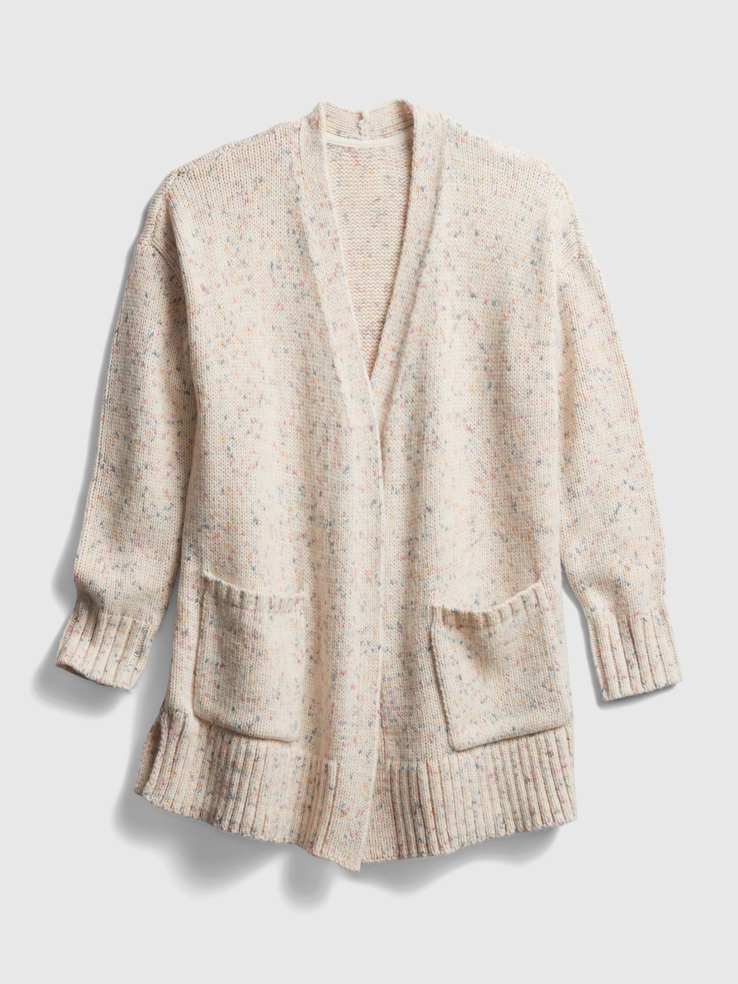 So Cozy Oversized Solid Knit Duster - Oatmeal