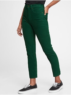 green cords womens