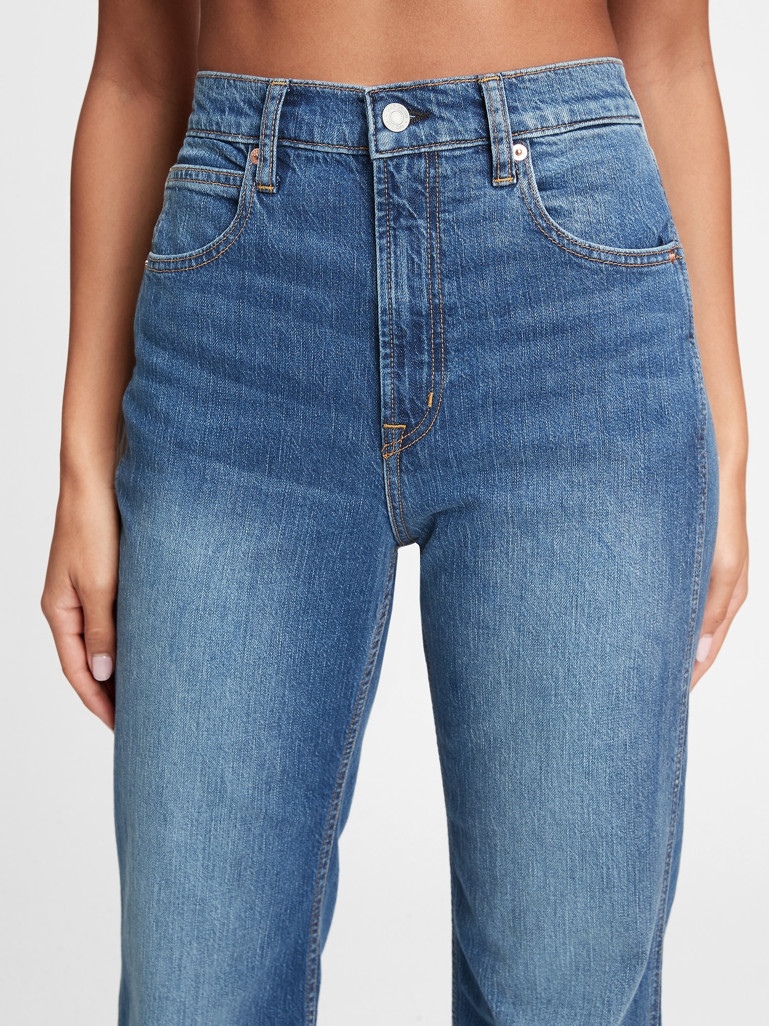 High Rise Vintage Flare Jeans With Washwell™ | Gap