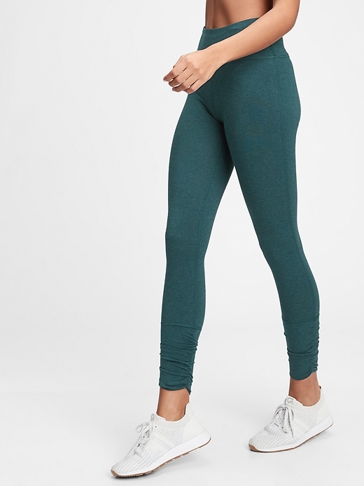 GapFit High Waisted Organic Cotton Full Length Leggings