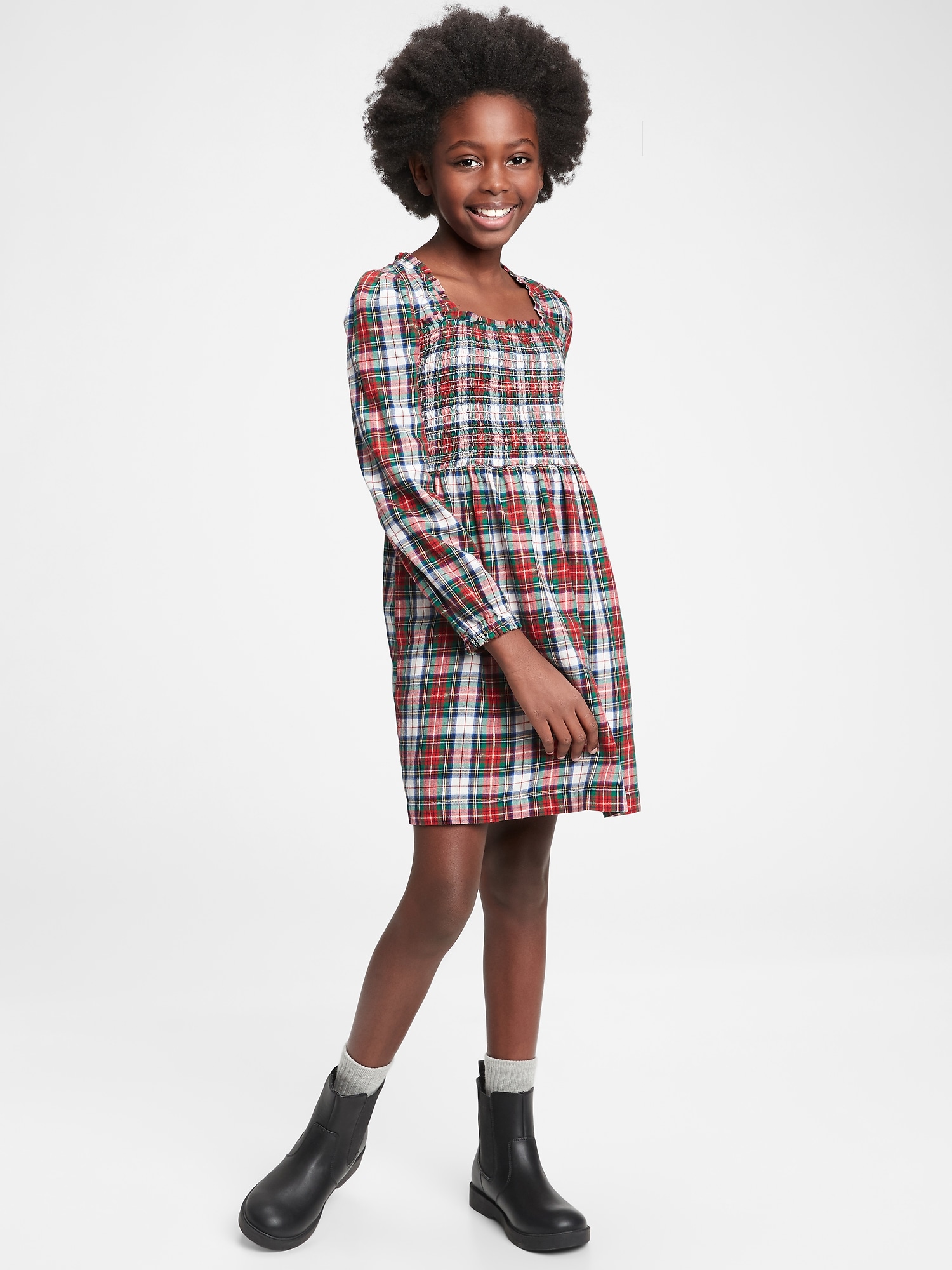 gap plaid dress