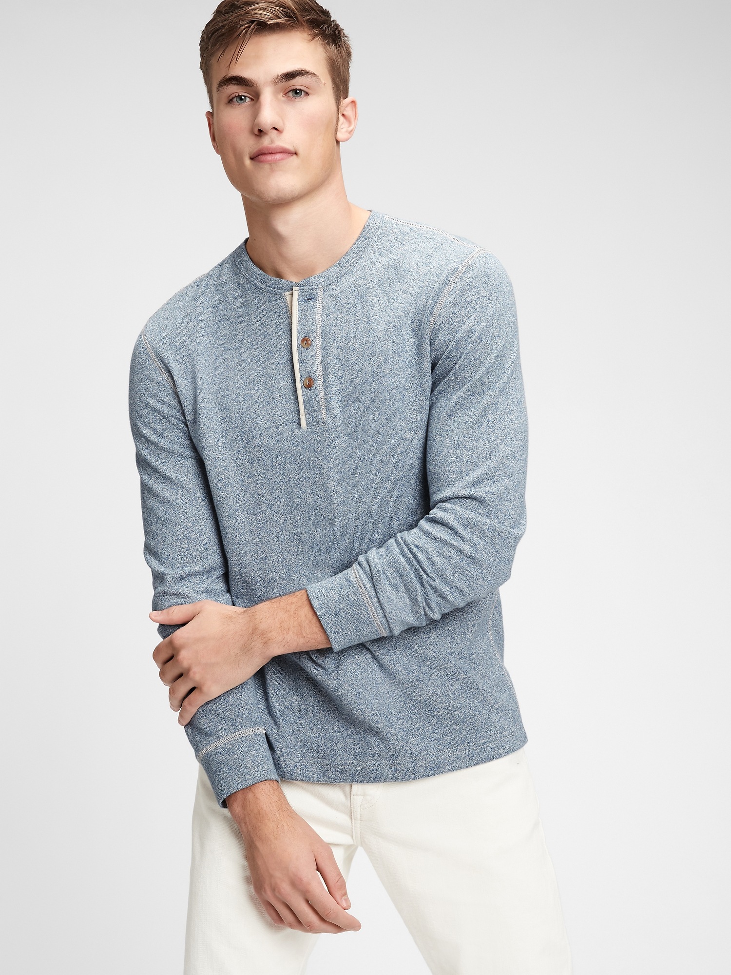 gap henley t shirt